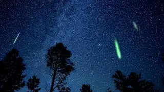 Perseid Meteor Shower Timelapse 4K