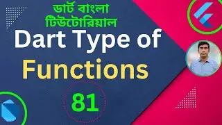 Dart Type of Functions | Dart Functions or Methods example | Dart Tutorial for Flutter in Bangla