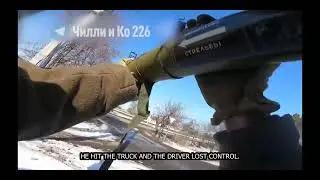 🔴 Perang Ukraina - Rekaman dari Jarak Dekat Penyergapan RPG Di Truk Ural Rusia