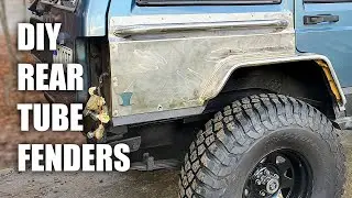 How to Fabricate REAR Tube Steel Fender Flares / Jeep XJ