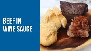 ГОВЯДИНА томлёная в ВИННОМ соусе/BEEF stewed in WINE sauce