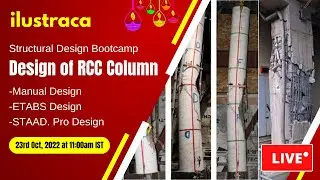 Structural Design Bootcamp- Day 2: Design of RCC Column- Manual & Software Based Design | ilustraca