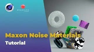 Create Procedural Redshift Material using the Maxon Noise 