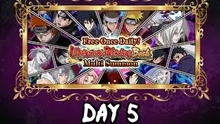 It's Over! {Free Blazing Bash Multi Summons #05} | Naruto Ultimate Ninja Blazing