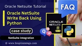 Oracle NetSuite Write Back Using Python | NetSuite Python Excel Integration | NetSuite Integration