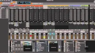 Bitwig - VCA fader emulation with bipolar macro controlling