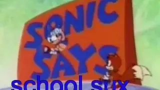 Youtube Poop: Sonic Sez School Sux!!!