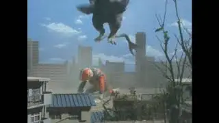 Bird monster Tramples Izenbo (Dinosaur War Izenborg)