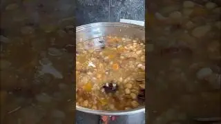 ODUN ATEŞİNDE BİR KAZAN AŞURE / #aşure#shortvideo#shortsvideo#short