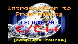 C Programming in urdu/hindi Lec-20 (Basic) | C++ Programming in urdu/hindi Lec-20 (Basic)