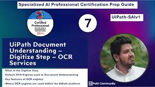 Specialized AI Professional Certification Prep| Ep7| Document Understanding OCR Services