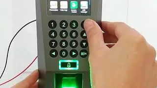 ZK F18 fingerprint access control operation guide