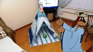 ВИГВАМ для детей СВОИМИ РУКАМИ