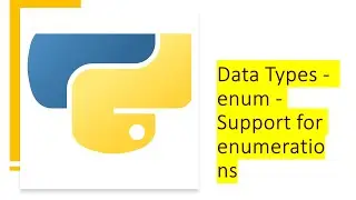 Data Types -  enum - Support for enumerations | Python by examples | 