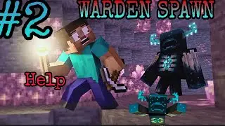 WARDEN KO SPAWN KIYA ll MINECRAFT GAMEPLAY ll FUNNY ll