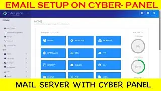 Free Own Email Server ( Quick Setup) with CyberPanel | How To Setup Mail Server With CyberPanel