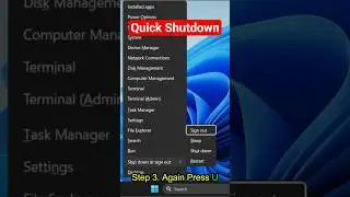 Shortcut to Shutdown Window PC | Quick Shutdown Window PC 