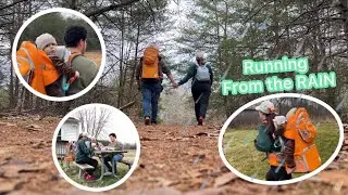 HIKING WITH MY 8 MONTH OLD || UNEXPECTED THUNDERSTORM! 😱