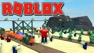 Roblox - A GIGANTE HORDA DE ZUMBIS ( Tower Battles )