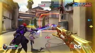OVERWATCH 2 PARTIDA COM RAINHA JUNKER - A MELHOR TANK DO JOGO