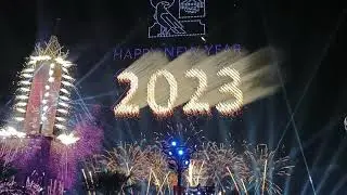 Amazing Sheikh Zayed Festival Drone Show and Fireworks Display Welcoming 2023 Part 2