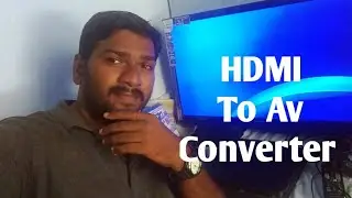 How To Conect Ps4 With Out HDMI port Tv (HDMI to Av Converter Explained)