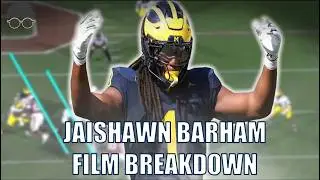 ✭ Jaishawn Barham Dallas Cowboys 3rd round Linebacker/EDGE Film Session || Voch Lombardi Live