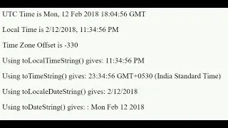 How to make Timezone || javascript || Knowledge Web