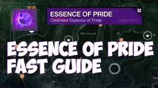 Essence Of Pride Fast Quest Completion - Destiny 2 Shadowkeep