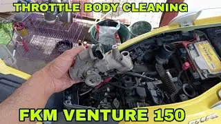 THROTTLE BODY CLEANING FOR VENTURE FKM #kytworldclasshelmet