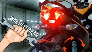 Lampu Belakang Tidak Nyala? Cara Penyetelan Sakelar Lampu Rem Belakang Motor | Jupiter MxKing 150cc
