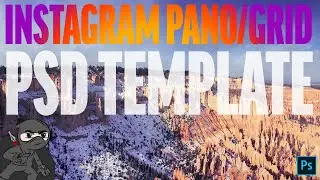 Create an Instagram Pano/Profile Grid Design Template in Photoshop!