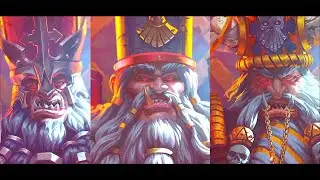 Differences in Chaos Dwarfs Cinematics. Total War Warhammer 3