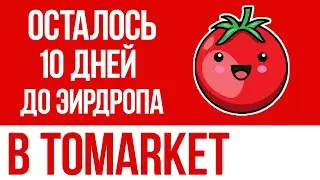 ОСТАЛОСЬ 10 ДНЕЙ ДО ЭИРДРОПА В ТАПАЛКЕ TOMARKET! ПОЯВИЛИСЬ ПЕРВЫЕ ПОДРОБНОСТИ ДЛЯ ПОЛУЧЕНИЯ НАГРАДЫ