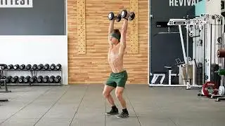 Dumbbell Power Clean and Jerk