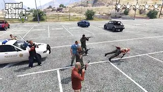 GTA 5 - Trevor, Chef, Lamar, Ron And Wade’s Five Star Escape From The Prison (GTA V Funny Moment)
