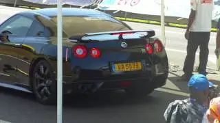 NISSAN SKYLINE R35 GTR VS FORD ESCORT HD