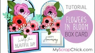 Flowers in Bloom Box Card SVG @ MyScrapChick.com