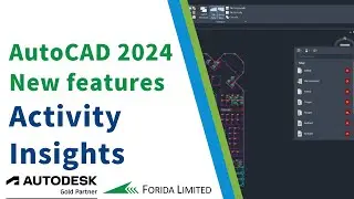 AutoCAD 2024 New features Activity Insights｜AutoCAD tutorial #AutoCAD #Forida