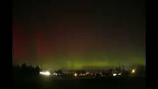 northern lights on February 2023 from Ellensburg