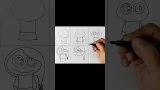 Easy doll drawing | How to draw doll in step by step