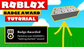 Roblox Studio Tutorial - HOW TO MAKE AND USE PLAYER BADGES
