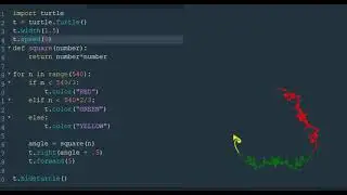 Draw a nice wired squiggle Turtle module in Python