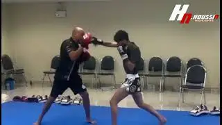 Said El Badaoui preparing Ilias Ennahachi bij ONE FC
