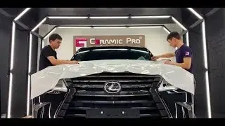 Полная оклейка Lexus в пленку за 2 минуты 24 сек