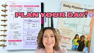 How to PLAN your day in a Daily Planner!