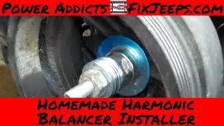 Homemade Harmonic Balancer Installer