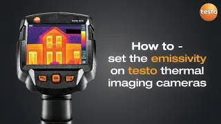 How to - testo 865 - 872 Setting the emissivity