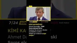 Davutoğlu kimi kastediyor?