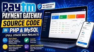 Paytm Payment Gateway Source Code in PHP & MySQL | Latest Version